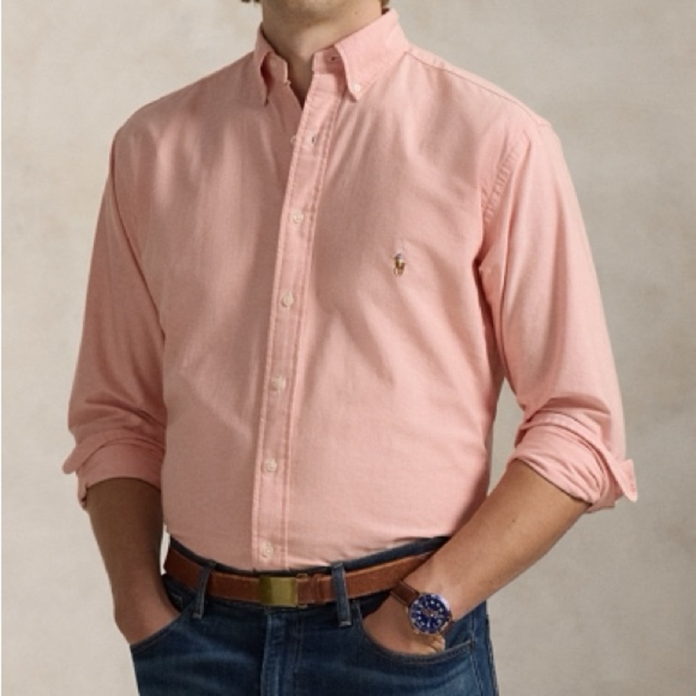 Ralph Lauren Men's The Iconic Oxford Button Down Shirt XXL Preppy‎ Workwear